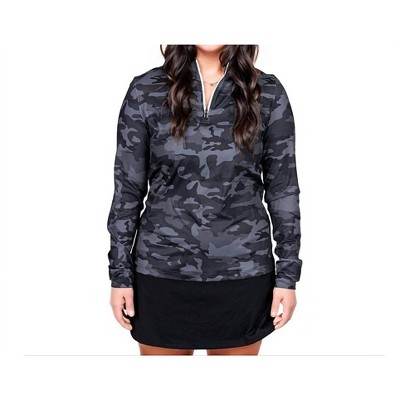 Women's Wo's Camo Q-zip Pullover - 2Putt