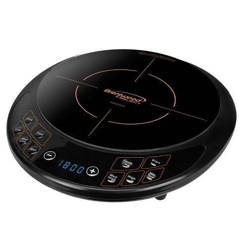 COOKTRON Portable Induction Cooktop Electric Stove &Cast Iron Griddle, Rose  Gold