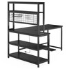 Resenkos Computer Desk, Gaming Desk,55" Reversible L-Shaped Desk with Wireless Charging & Shelves, - 3 of 3
