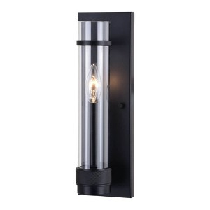 Vaxcel Bari 1 - Light Sconce in  Matte Black - 1 of 4