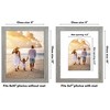 Americanflat Picture Frame with Oval Mat Insert and Shatter-Resistant Glass - Signature Collection - Photo Frame for Wall Display - 2 of 4