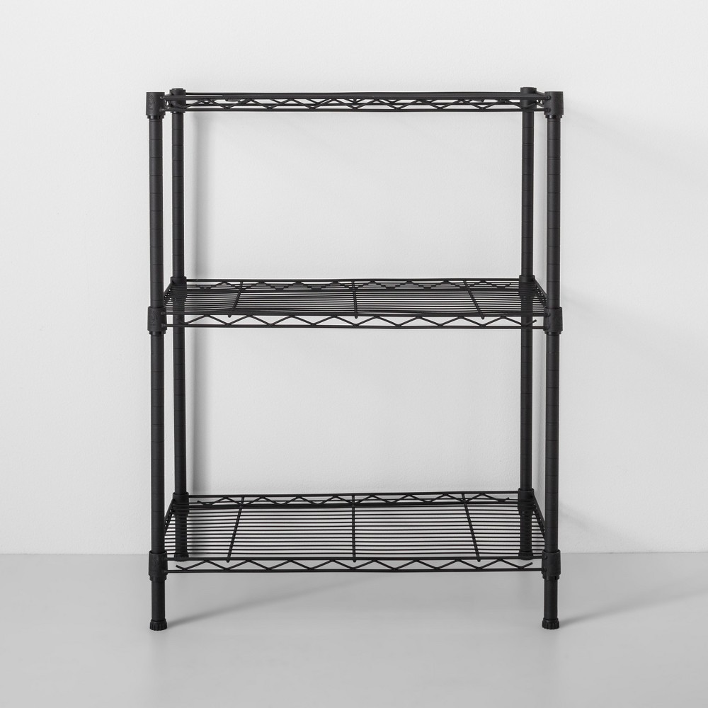 3 Tier Wire Shelf Black - Made By Design