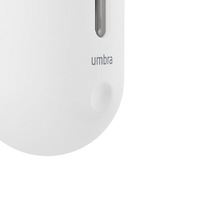 White Wall-Mounted Soft-Touch Soap Dispenser