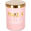 Pavilion Gift Company - Wish - 7 oz 100% Soy Wax Candle Scent: Citron de Vigne - Flame Candles - 3 of 4