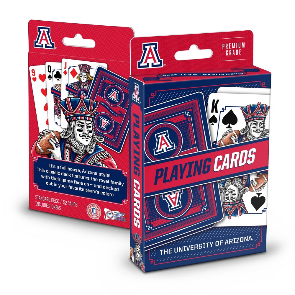 Photos - Board Game NCAA Arizona Wildcats Classic Series Playing Cards: Cardstock Paper, Age 10+