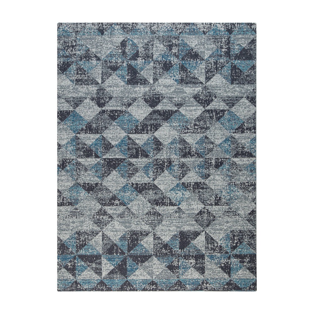 40"x54" Tromso 1/2" Rug'D Chair Floor Mat Blue/Gray - Anji Mountain