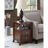 HomeStock Belmont Stylish End Table with Magazine Holder and C-Shaped Frame for Easy Access to Books, Drinks and Remote Controls - 2 of 4