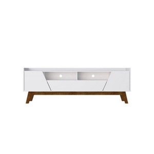 Marcus Mid-Century Modern 4 Shelf TV Stand for TVs up to 70" Entertainment Center, Media Console - Manhattan Comfort - 1 of 4