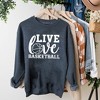 Simply Sage Market Women's Graphic Sweatshirt Live Love Basketball - 4 of 4
