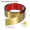Unique Bargains Self-Adhesive Stainless Steel Mirror Finish Peel and Stick Wall Trim - 2 of 4