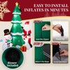 7.5FT Christmas Inflatable Decoration, Inflatable Christmas Tree with Santa and Snowman, Blow Up Yard Decorations for Holiday Party Yard Lawn Garden - 2 of 4