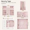 Jewelry Box with Mirror, Organizer Box with Capacious Storage Space, Jewelry Holder Organizer - 4 of 4