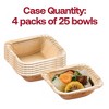 Smarty Had A Party 3" Square Palm Leaf Eco Friendly Mini Bowls - 100 pcs - 4 of 4