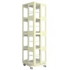 NicBex 4-Tier Rotating Bookshelf with Wheels,55" Tall Book Rack for Bedroom,Living Room,Office,Easy Assembly - 2 of 4