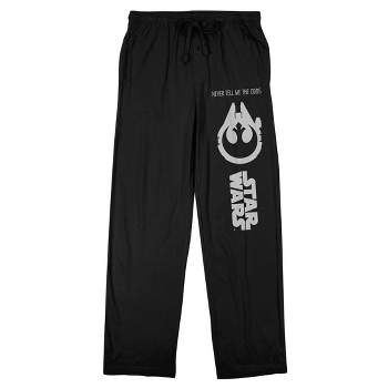 Star Wars Episode 4: A New Hope Millennium Falcon Men's Black Graphic Sleep Pants