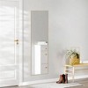 21''x64'',Gold-rect Floor Standing Mirror, Wall Mirror with Stand Aluminum Alloy Thin Frame - 2 of 3