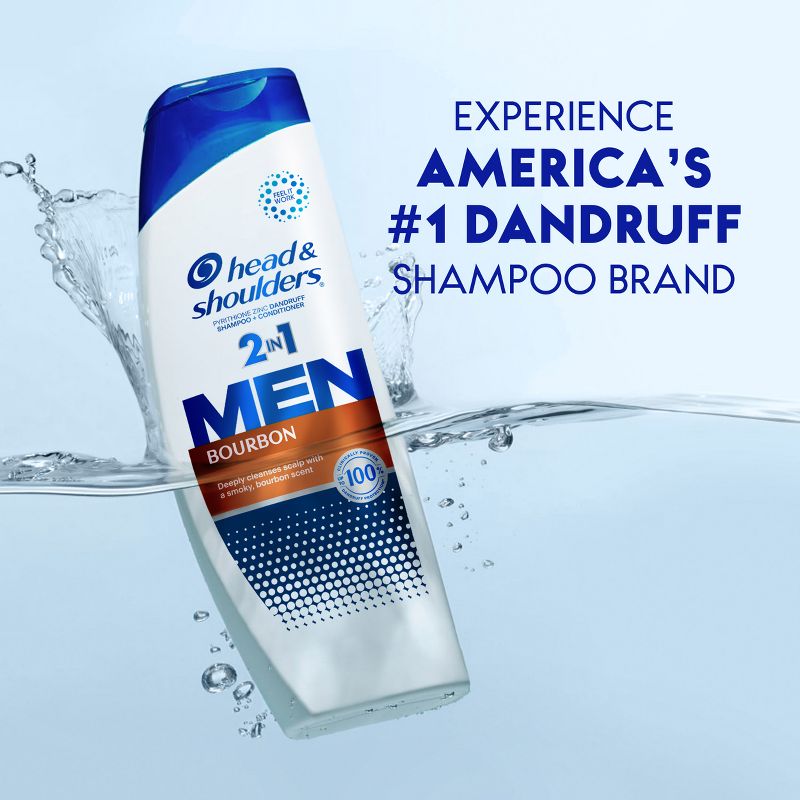 Head &#38; Shoulders Advanced Series Bourbon 2-in-1 Anti-Dandruff Shampoo and Conditioner for Men - 12.5 fl oz, 6 of 16