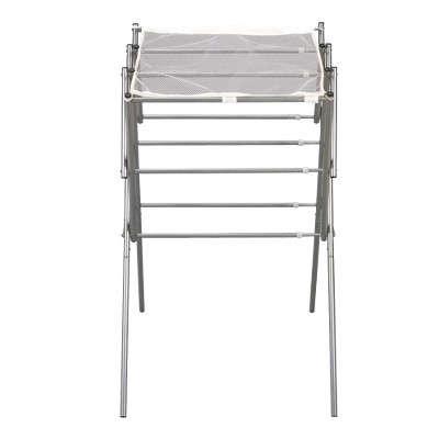 Household Essentials Extendable Folding Drying Rack with Shelf