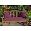 Casual Cushion Solid Sunbrella Fabric 1-Piece Indoor/Outdoor Square Throw Pillow - 2 of 4