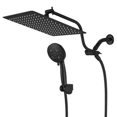 ALEXOUN shower System 12 Inch Bathroom Luxury Rain Mixer Shower Combo Set Wall Mounted Rainfall Shower Head and Handheld System Shower Faucet Set