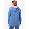 Woman Within Plus Size Flannel-Lined Denim Jacket - 3 of 4