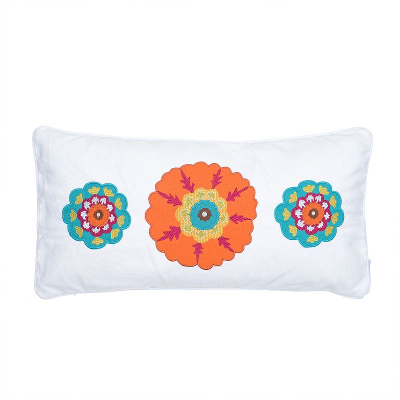 Serendipity - Boho Medallion Decorative Pillow - Multicolor - Levtex Home, 1 of 4
