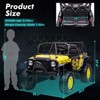 24V Kids Ride-On Truck Car, 2-Seater Electric Vehicle with Remote Control, 19" Extra Wide Seat, USB, Spring Suspension - 3 of 4