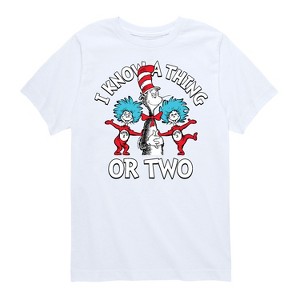 Boys' - Dr. Seuss - I Know A Thing or Two Short Sleeve Graphic T-Shirt - 1 of 4