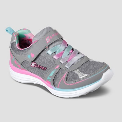 girls gray sneakers