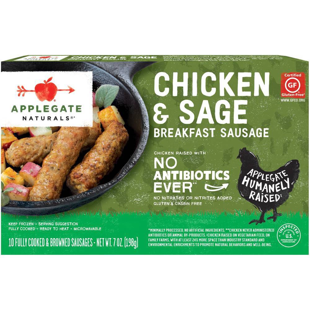 Applegate Naturals CHICKEN & SAGE BREAKFAST SAUSAGE
