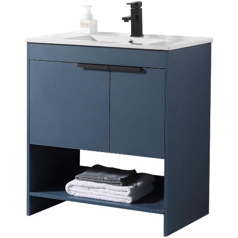 Target bathroom vanity store with sink