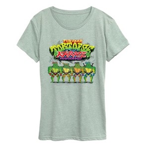 Women's - Teenage Mutant Ninja Turtles - TMNT Turtles Short Sleeve Graphic T-Shirt - 1 of 3