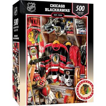 MasterPieces 500 Piece Puzzle - Chicago Blackhawks Locker Room - 15"x21"