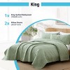HLC.ME Benji - 3 Piece Quilt Set, Lightweight Bedspread Coverlet Set - 3 of 4