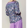Women's Paisley Border Print Top - current air - 3 of 4