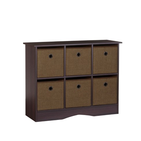 Riverridge 6 Cubby Storage Cabinet With Bins Target