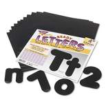 Trend Ready Letters Casual Combo Set Black 4"h 182/Set T79901