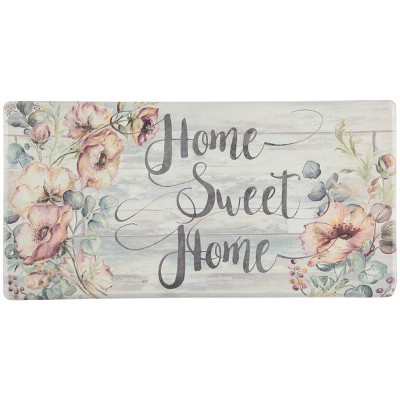 39" x 20" PVC Home Sweet Home Anti-Fatigue Kitchen Floor Mat - J&V Textiles