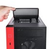 SilverStone Technology RL08BR-RGB Black and Red Micro-ATX Case with Tempered Glass Side Panel and 2 x120mm RGB Fans - 3 of 4