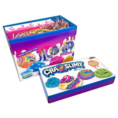 Cra-Z-Slimy Super Sensory Unboxing Slime Kit with Glitter