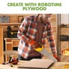 ROBOTIME 3D Puzzles, Plywood Crafting with smooth and sturdy surfaces, for Cutting to Make Gifts, Beige, 11.8"*11.8"*1.8" - 2 of 4