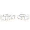 Cloud Couches,87"couch and loveseat set,long sofa,lounge sofa,Marshmallow Sofa With Wooden Frame,3 and 2 sofa set,Soft Sofa Furniture-Cuddlewood - 4 of 4