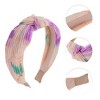 Unique Bargains Exquisite Printed Crumpled Knot Headband 1 Pc - 3 of 4