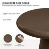 UPHA 16-Inch Round Side Table – Magnesium Oxide Mushroom Shape End Table for Indoor & Outdoor Use - 4 of 4