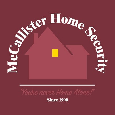 Men's Home Alone Security Graphic T-Shirt - Burgundy