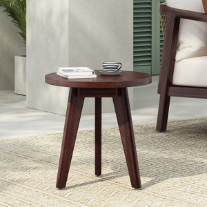 Christopher Knight Home Gino Outdoor Acacia Wood Side Table - 1 of 4