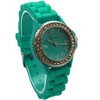 Olivia Pratt Every Day Thin Band Silicone and Rhinestones Colorful Women Watch - 3 of 4