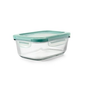 LunaLulinlk Softworks Smart Seal 3.5 Cup Glass Rectangle Container Clear - 1 of 4