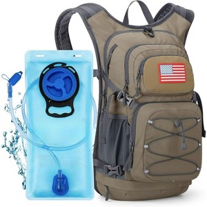 Hydration Backpack with Bladder, Lightweight Hiking Daypack for Hands-Free Water on Trails, High-Flow Bite Valve - 1 of 4