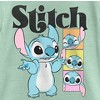 Girl's Lilo & Stitch Cute Faces Stitch T-Shirt - 2 of 4